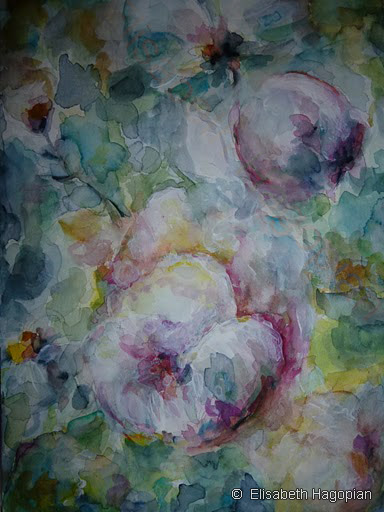 Early Roses, Aquarell, 17X24, 2010