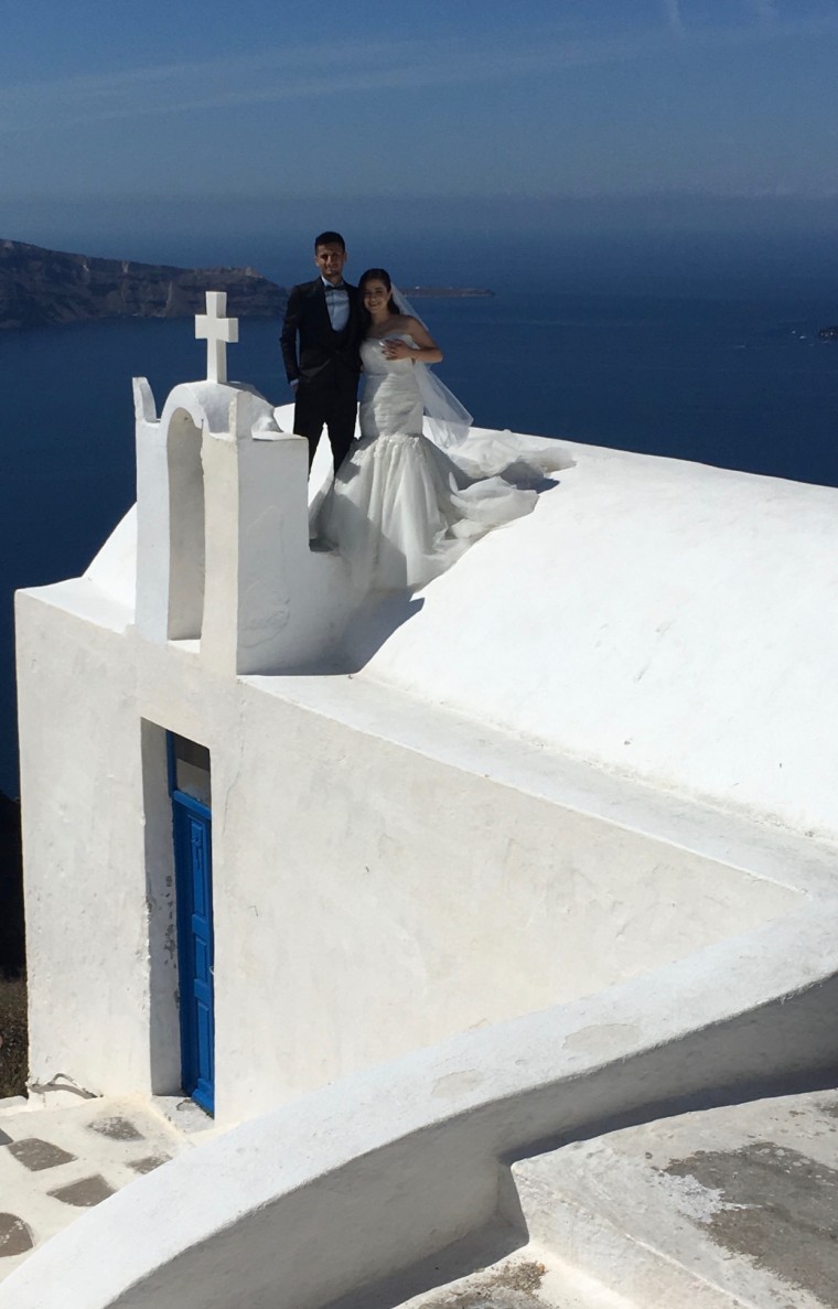 Hochzeit auf Santorin, 2019
